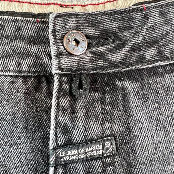 Marithe Francois Girbaud vintage Black relaxed fit jeans mens size 38M - Picture 4 of 9